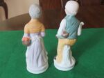 Vintage Flambro Taiwan elderly couple figurines 4