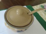 101192L2 (1067 x 800) Vintage Pfaltzgraff Folk Art soup tureen with matching lid and original ladle 2
