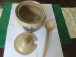 101192L3 (1067 x 800) Vintage Pfaltzgraff Folk Art soup tureen with matching lid and original ladle 3