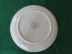 W.S. George Ranchero Ivory 6-inch saucer with an EOC monogram. 3
