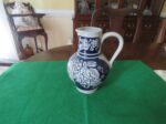 Vintage Gerz German Stoneware Wine Jug Grapes 1