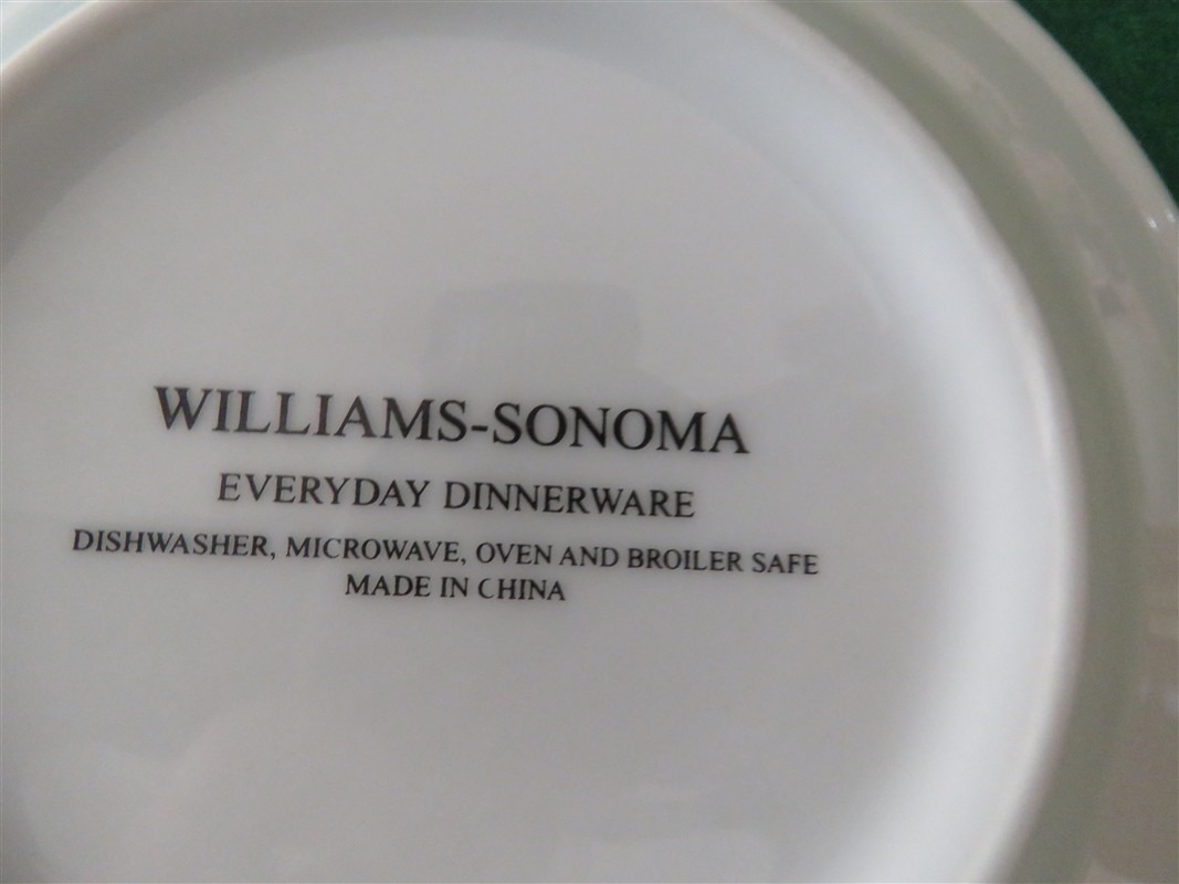 williams-sanoma salad plate 14
