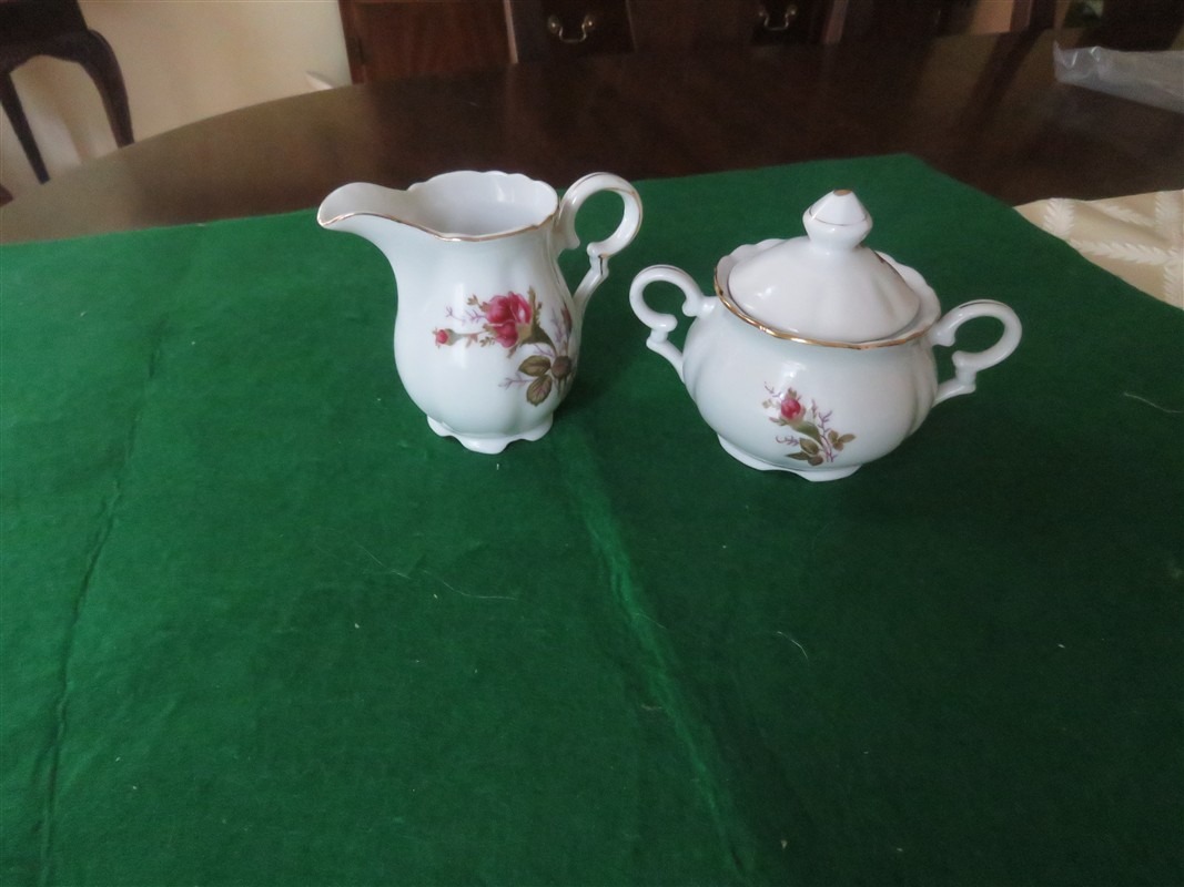 sugar bowl & creamer 12