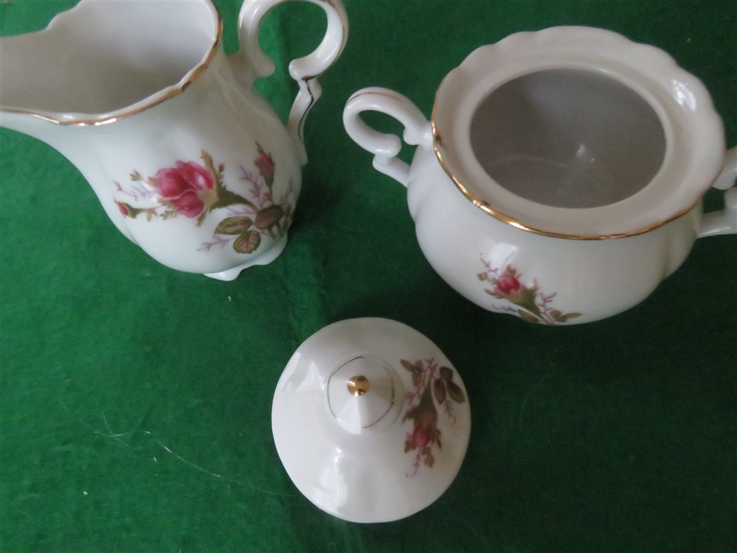 sugar bowl & creamer 14